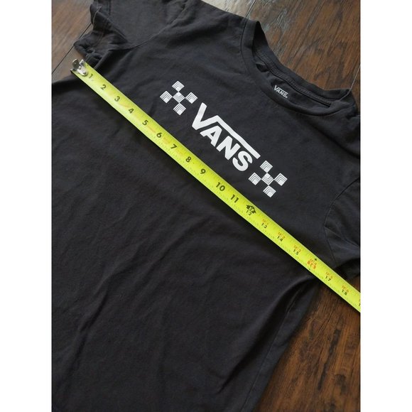 Van's OTW Black Short Sleeve Spell out T Shirt Women's Sz M - Picture 8 of 9